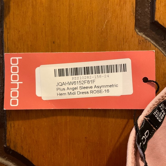 Boohoo Plus Angel Asymmetric Dress Size AU 16 $18 💗 - Picture 7 of 9